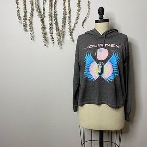 Journey cropped hoodie